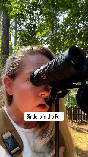 Birders in the Fall. We are planning for spring already, looking for warblers but can’t ID most of them and no bug birding is pretty sweet! 😂 #birds #nature #birdlovers #birdwatcher | Berd Nird