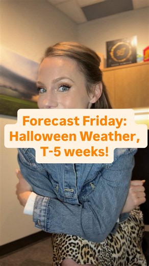 🎃 Halloween Forecast Countdown: 5 Weeks Out! 🎃 We’re still in the crystal-ball stage—long-range models give us climate hints (think: a mild night, maybe some wet pockets) but no day-of guarantees… yet!👻 Follow along each Forecast Friday as we tick down and watch the odds sharpen week by week 🎃 | Kelsey McEwen