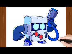 How To Draw 8-BIT I BRAWL STARS I Easy