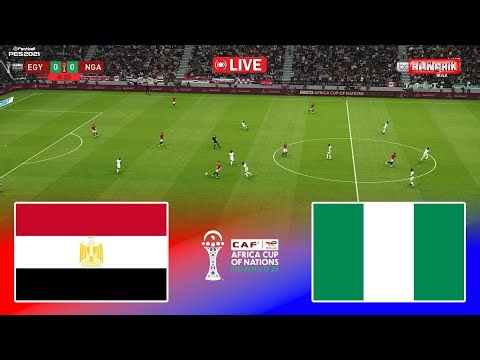 🔴EGYPT vs NIGERIA - Africa Cup of Nations 2025 CAF 3rd Place | Pes 21 Gameplay