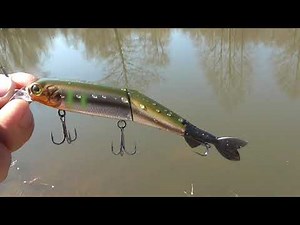 Imakatsu Power Bill копия с Алиэкспресс от ALLBLUE базальт 120SP, обзор воблера и игра на водоеме!