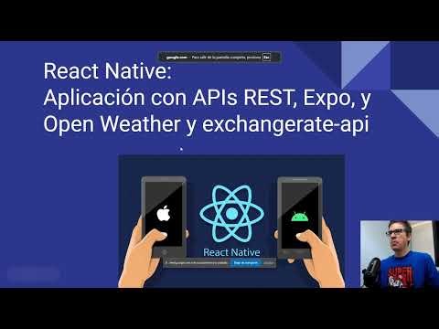 Crea una App Móvil con React Native, APIs REST y Expo | Clima + Conversor de Monedas