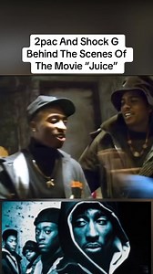 2pac And Shock G Behind The Scenes Of The Movie “Juice” ‼️#2pac #tupacshakur #tupac #thug #thuglife #outlawz | Thug Scriptures