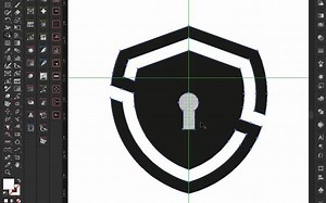 盾牌 锁 LOGO概念设计