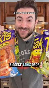 Trying all six new Takis flavors #food #snacks #eating #takis