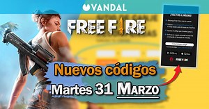 FREE FIRE MAX | Códigos de hoy martes 31 de marzo de 2026 - Recompensas gratis