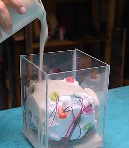 26K views · 59 reactions | A DIY Lamp made from Crystals & Concrete! What a G! | 5-Minute Crafts Family | Facebook