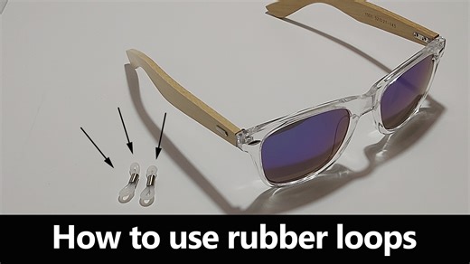 Watch How to use rubber loops with Eyeglass chains on Amazon Live