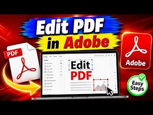 How to Edit PDF Files in Adobe Acrobat | Complete Beginner Tutorial