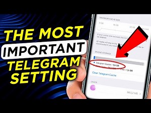 HOW TO CLEAR and SET Telegram CACHE on Android, iPhone and PC