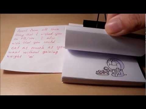 Happy Birthday flipbook animation