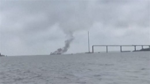 A boat exploded near the site of last year’s Key Bridge collapse in Baltimore. Eyewitnesses were stunned. No injuries were reported. | USA TODAY