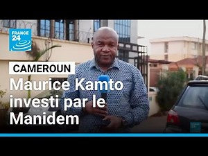 Cameroun : l'opposant Maurice Kamto investi par le Manidem • FRANCE 24