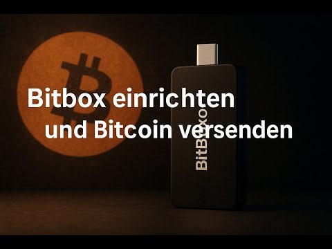Bitbox einrichten und Bitcoin versenden - Tutorial