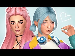 WHAT DO TOWNIES LOOK LIKE WITH ALPHA CC? | Sims 4 Create A Sim #2