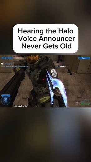Halo Announcer is so Good! #halo | VideoScrub