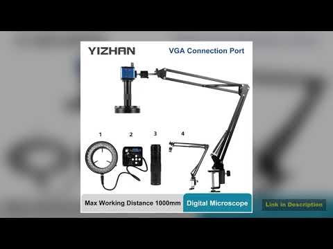 Yizhan HD Electronic Digital Microscope For Soldering Microscope Set 1080P VGAHDMI Industrial