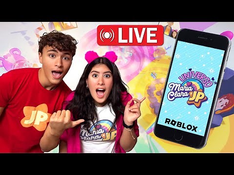 🎮 Lançamento do NOSSO JOGO no Roblox com Maria Clara e JP! 🚀 AO VIVO