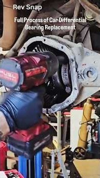 How to Replace Differential Bearings Step-by-Step | Full Differential Rebuild #short #carrepair