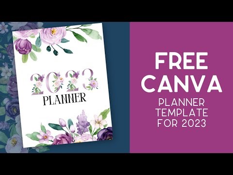 FREE Editable 2023 Canva Planner (and How to Use It!)