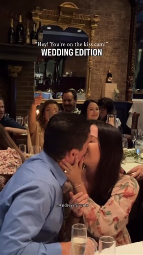 𝘼𝙉𝘿𝙍𝙀𝙔 𝙆𝘼𝙕𝘼𝙆 🔋 on Instagram: "When the emcee starts serenading, nobody’s safe — younger couples, older couples, even grandma! 👀😂 • Welcome to THE KISS CAM 😘 (Wedding Edition) WARNING ⛔️ Some scenes may not be suitable for a younger audience… things got muy caliente 🌶️🔥 Parental discretion is advised. 😅👩‍❤️‍💋‍👨 🎤 @andreys.events 📍 @firehouseoldsac 📲 @sincerelyyourcreator 📸 @kellepickellphotography 🎧 @d.j.freesoul"