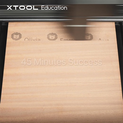 Finish your STEAM class projects 12x Faster with xTool Education Laser Cutter! 🧑‍🏫Why Laser Cutter for Classroom? Accelerated Project Completion – Cut complex designs in minutes, enabling more hands-on experimentation within class periods Cross-Disciplinary Learning – Seamlessly supports STEAM, maker education, design thinking, and CTE programs Professional-Grade Results – Produce classroom-ready projects with industrial efficiency while maintaining safety 🎓Why xTool Education? Pioneer in Saf