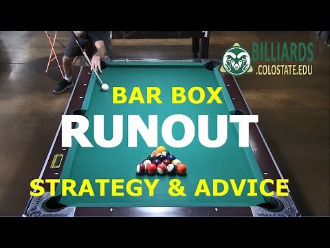 How to RUN OUT in 8-Ball on a BAR BOX