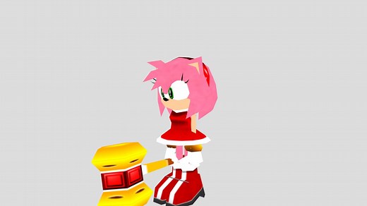 Amy Rose - Download Free 3D model by Hele1ka (@aaronotrix)