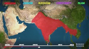 This Animated Map Shows How The Major Religions Spread Throughout The World - ScoopWhoop