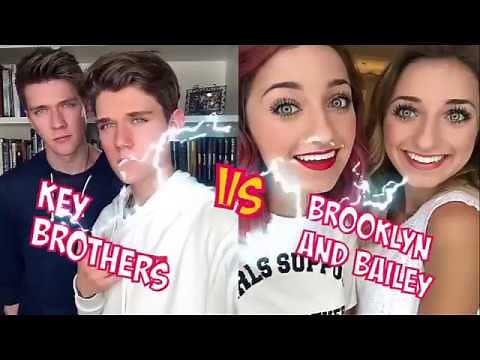 Collins Key and Devan Key VS Brooklyn and Bailey ( Battle Musers) - 2017