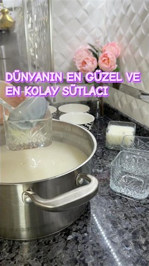 SÜTLAÇ TARİFİ #sütlaçtarifi #sütlaç #sütlütatlı