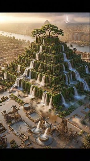 Rebuilding the Hanging Gardens of Babylon 🌴💧 #shorts