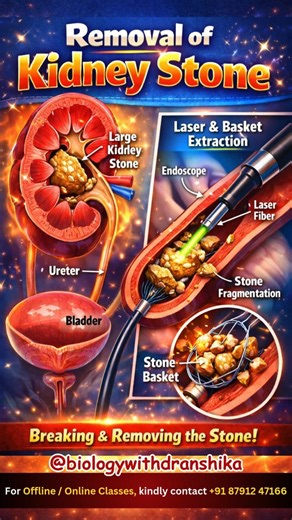 Stone out, relief in! Healthy kidneys, healthier life. #kidneystone #removel #kidneyhealth #urology