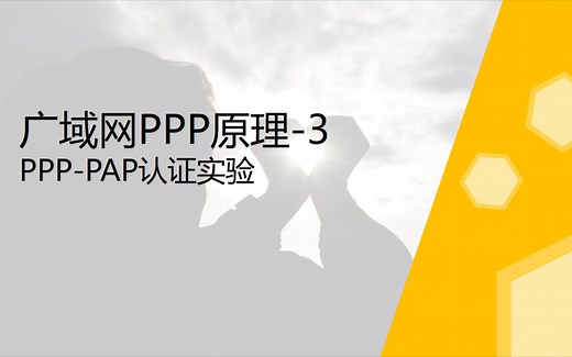 广域网-PPP-3-PAP认证实验