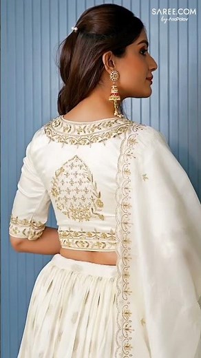 Trendy Back Designs For Saree Blouse & Choli