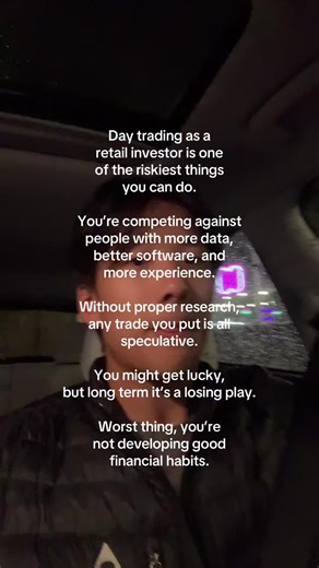 My hot take: everything is stacked against you. You get taxed on capital gains. You get charged brokerage fees. No one can predict the market and truth be told, you’re NOT special - maybe lucky. Leave it to the quants to do these types of trades.