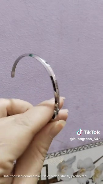 vòng tay cuff thép titan không rỉ #vongtay #lactay #vongtaytitan #phukien