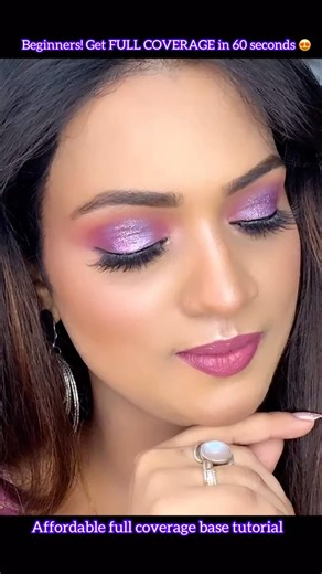 Full Coverage Flawless Makeup Base for Beginners | Easy Affordable Tutorial #Shorts