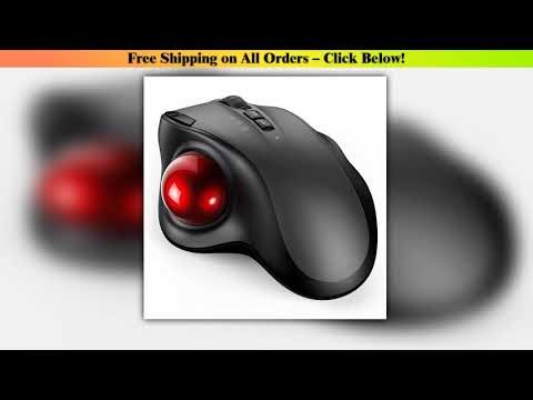 Trackball Wireless Mouse Rechargeable Bluetooth 2.4G USB Mouse Ergonomic Mice for Computer Android