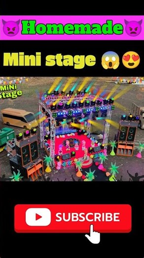 How to make Mini stage 😱❤️‍🔥👿 #shortsfeed #trending #viralvideo