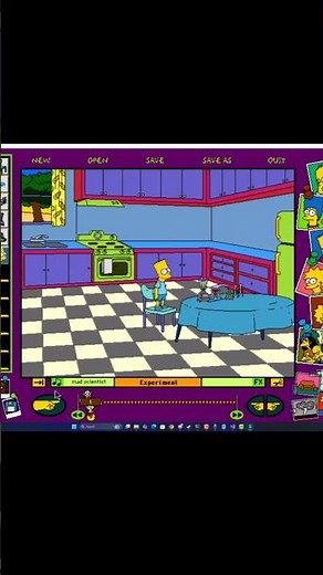 Simpsons Cartoon Studio running in ScummVM *teaser*