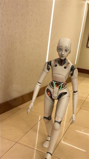 In the Near Future? Robots in Hotels? | Realistic Robot Render using Blender and Simulon #shorts