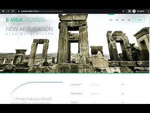 How To Apply Iran Tourist Visa Online eVisa Step By Step Full Information