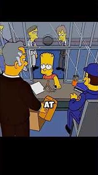 Homer was arrested for showing movies outdoors. #anime #animerecap #TheSimpsons