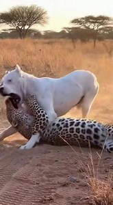 WATCH: Dogo Argentino Puts the Take Down on a Wild Leopard!