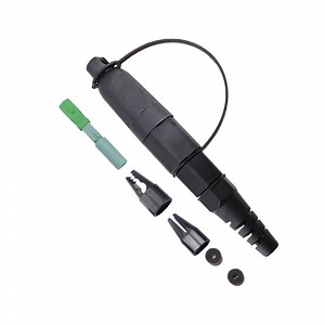 [Hot Item] Pre-Terminated Reinforced Optitap Sc Fast Connector for Round Fiber Optic Cable IP68 Waterproof FTTX Connector