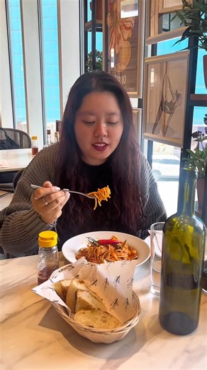 Pasta’s so good, she’s wondering which mystical being made this… 𝙘𝙪𝙚 𝙤𝙪𝙧 𝙘𝙝𝙚𝙛. 😆🧚‍♂️ 🍕 See our full menu and prices at www.amici.ph 📍 View our branches at our Instagram highlights 💻 Order online via www.amici.ph 📞 Call us at 8-555-1000 #AmiciPH #BestWhenShared | Amici PH
