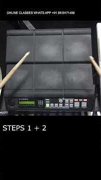 Folk Beat | Rhythm Pad Lesson | Yamaha DTX M 12