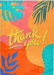 Creative Mailer Poly Mailers 10x13 100 pcs Thank You Shipping Bags Colorful Packaging Bags with Self Adhesive Strip 2 35 Mil Durable Mailing Envelopes for Shipping Multipurpose 10x13inch 100PC