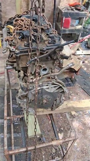 hyundai elantra engine is out... #automobile #diygarage #mechaniclife #dragracing #diy #garagelife